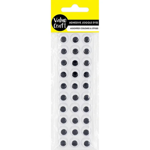 12mm Craft Round Joggle Eyes